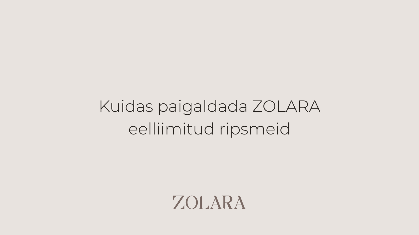 Kuidas paigaldada