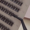 How to apply Zolara pre-glued cluster lashes at home