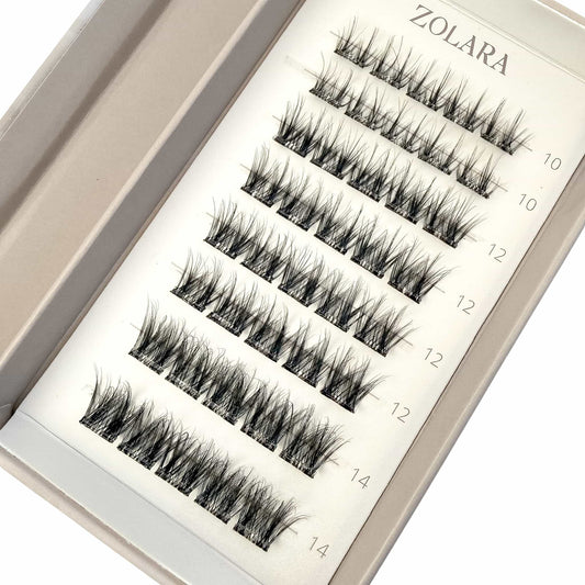 LUSH cluster lashes packaging by Zolara Beauty